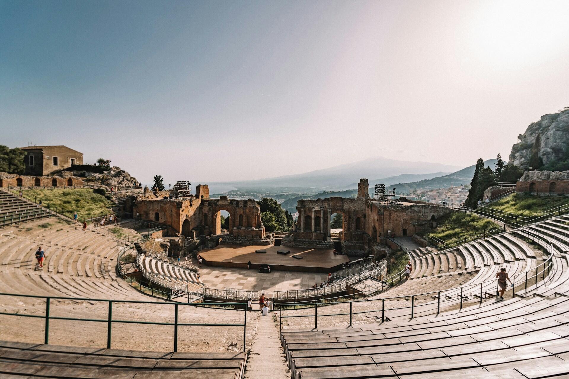 Het Griekse theater van Taormina