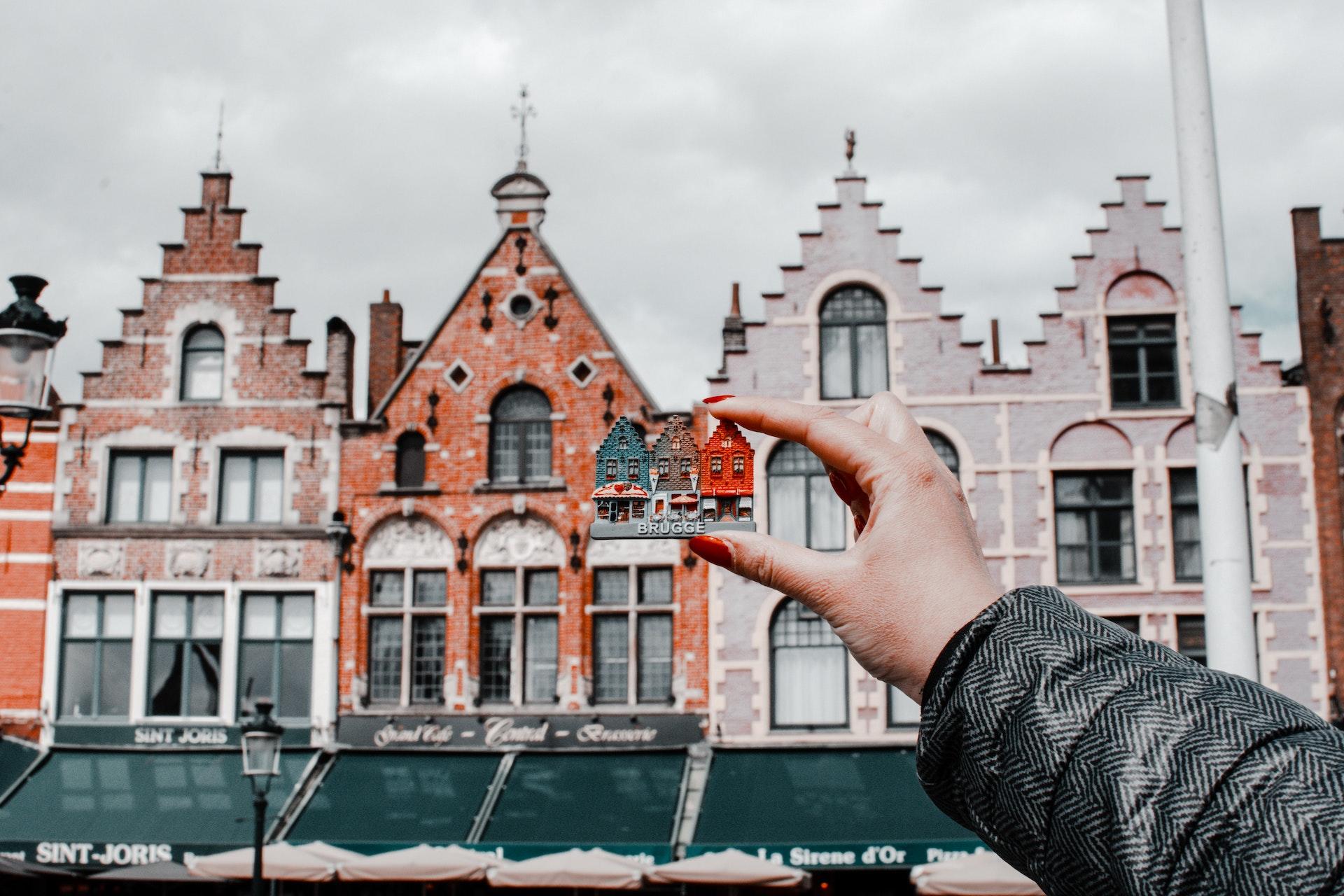 Oude gebouwen in Brugge