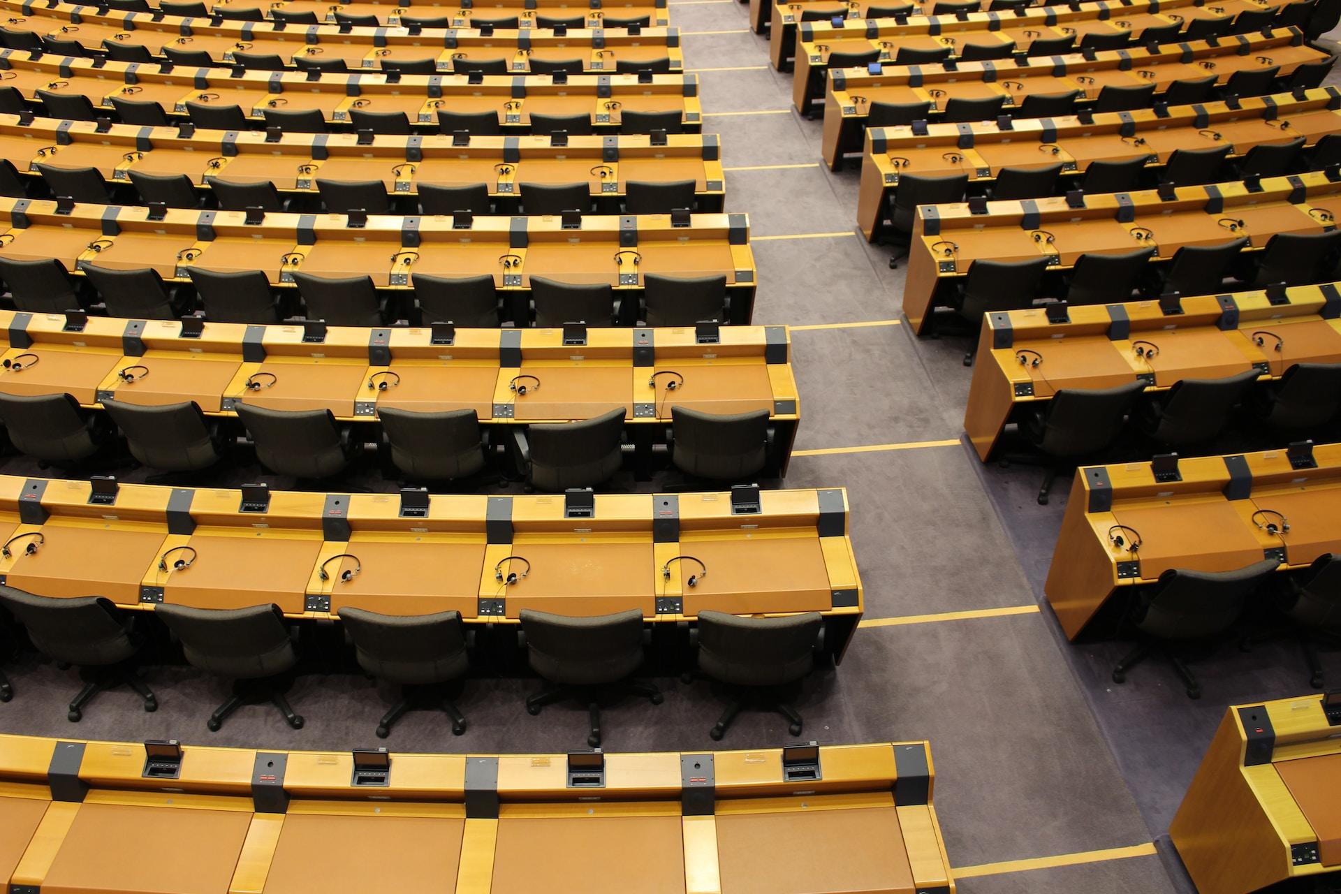 Vergader zaal van het parlement
