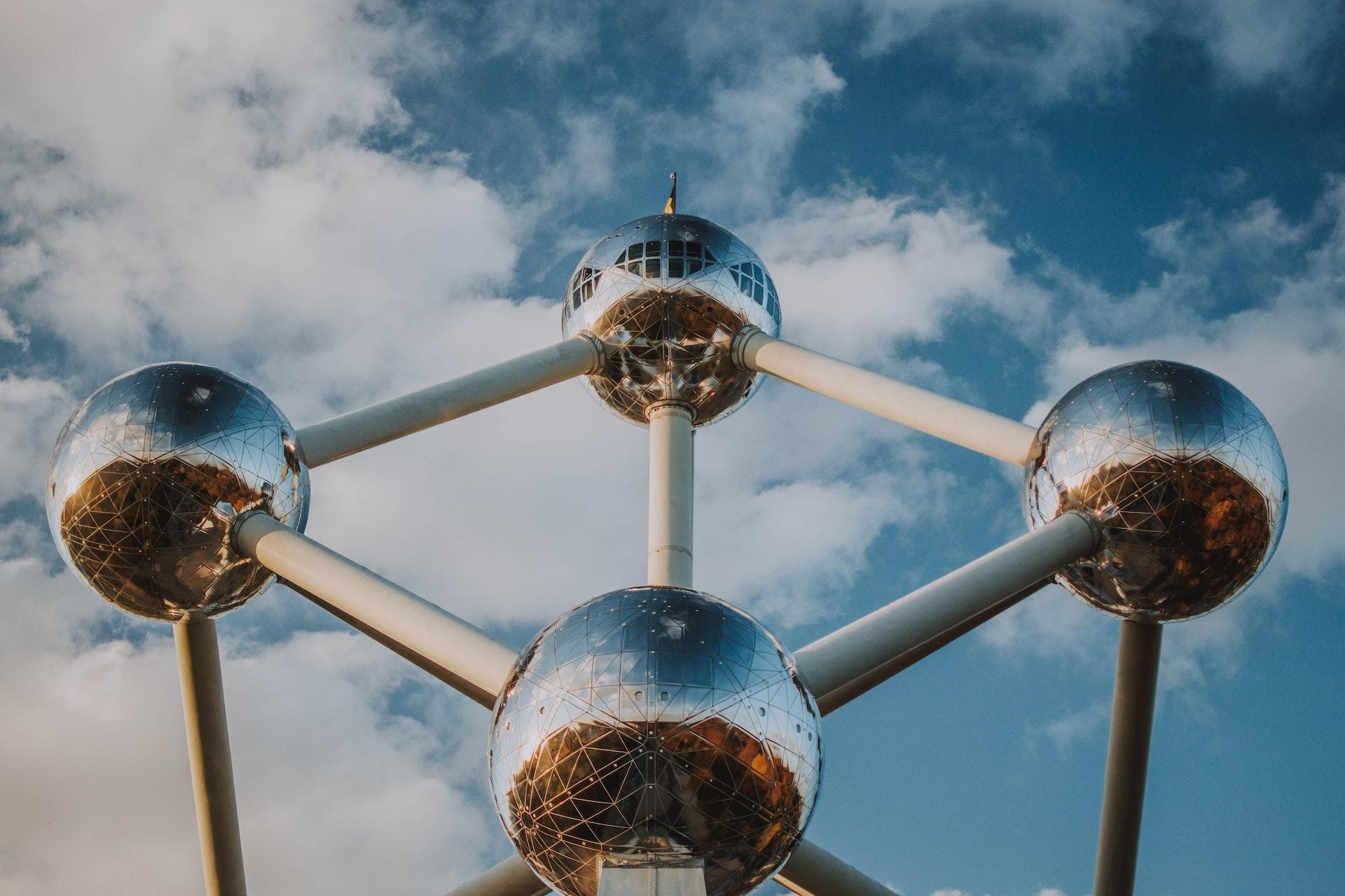 Het Atomium in Brussel