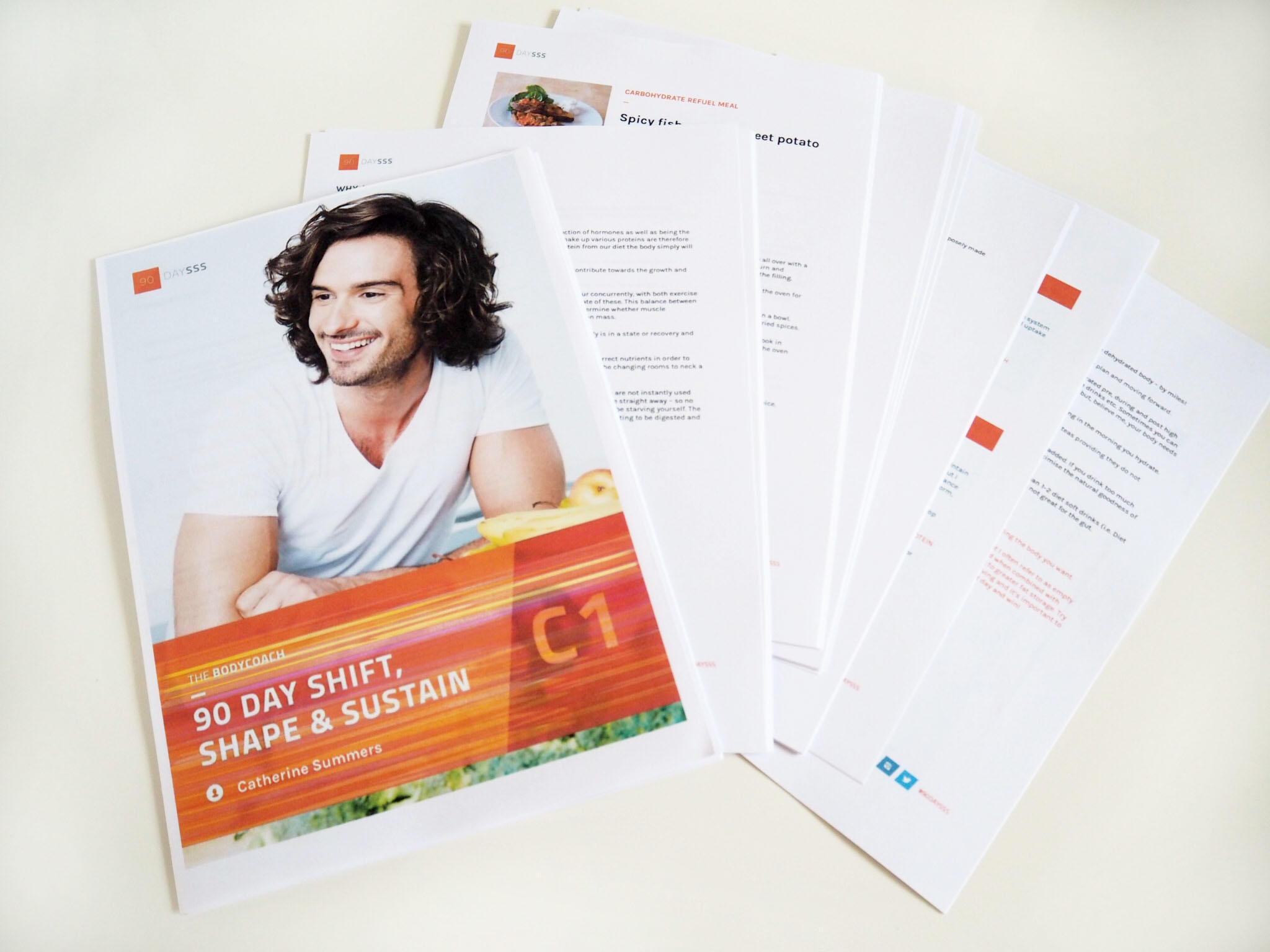 Bij The Body Coach vind je ook recepten