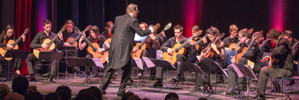 Apprendre la guitare et le solfège en passant par le conservatoire de Paris.