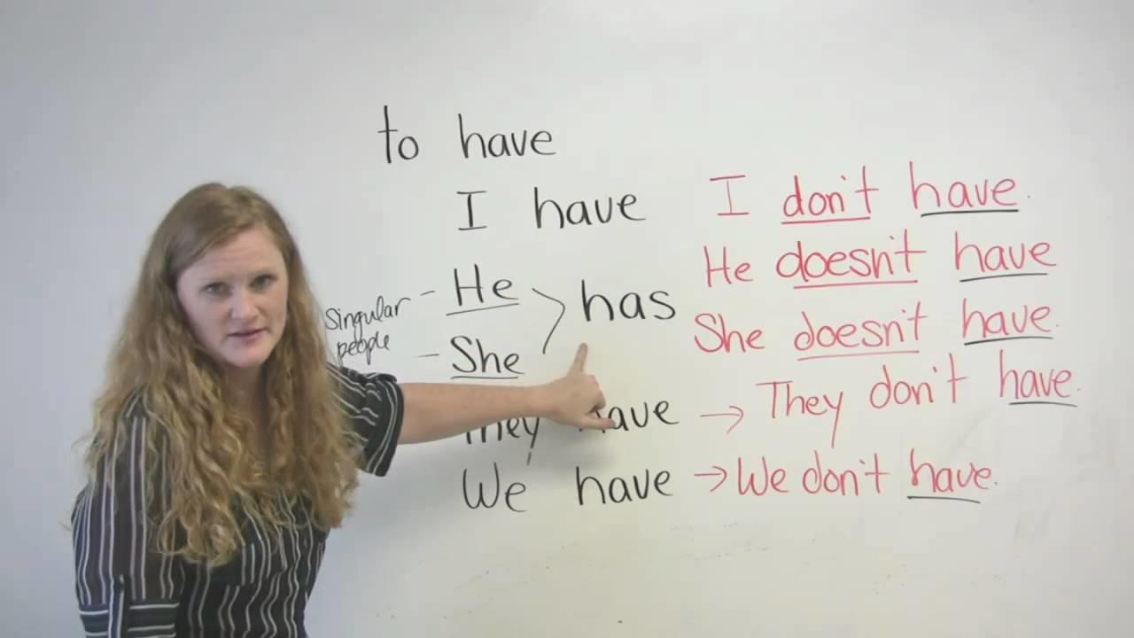 Revoir ses basiques en cours d'anglais.