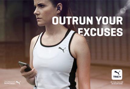 L’application running de la marque Puma est sans doute la plus remarquable et celle qui se différencie le plus des autres.
