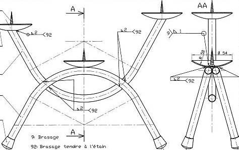 Les mathématiques sont utiles pour réaliser des dessins industriels.