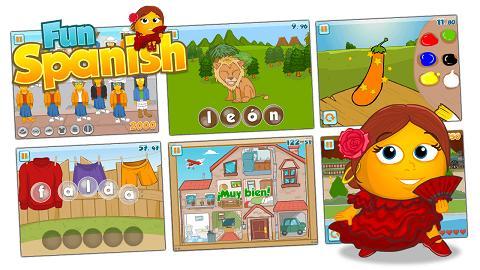 Fun Spanish, une application pour apprendre l'espagnol aux enfants.