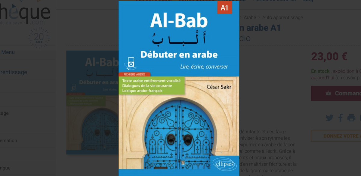 Quel livre pour devenir arabophone ?