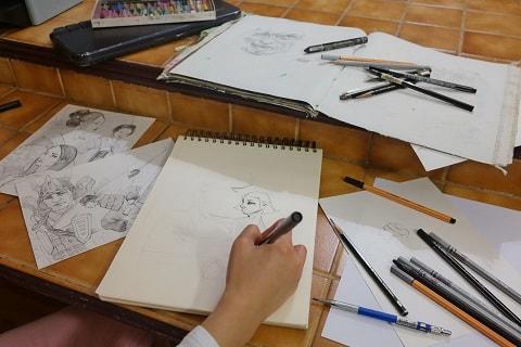 Et si vous appreniez à dessiner des mangas avec un prof particulier de dessin ?
