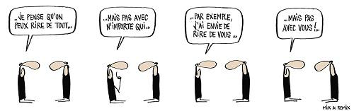 La liberté d'expression par aussi par les crayons. 