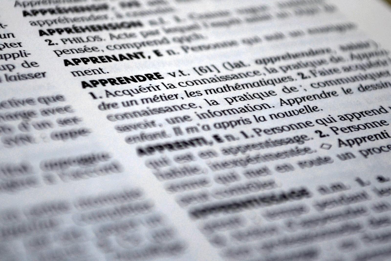 L'apprentissages des langues peut être compliqué. 