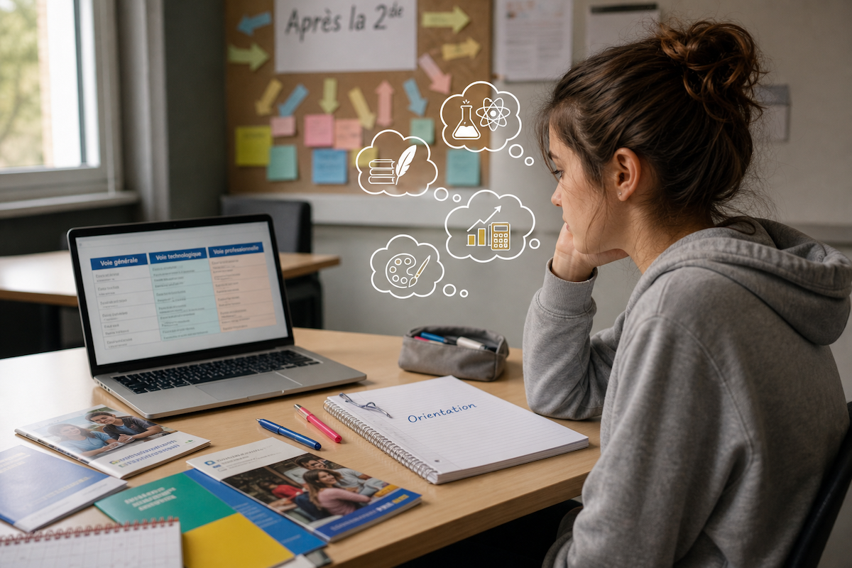 Choix de l'orientation scolaire en seconde