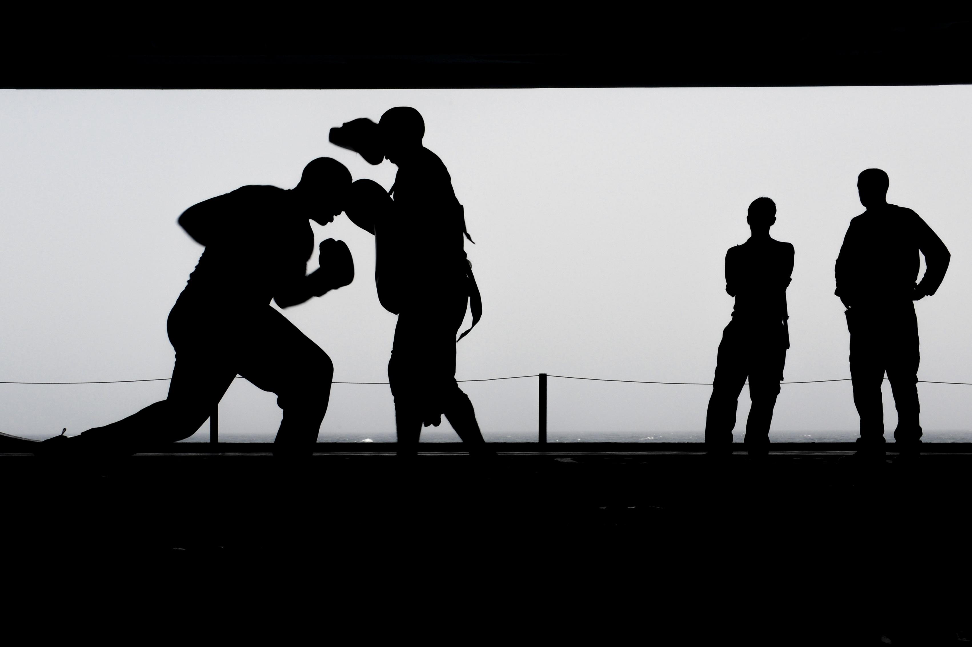 Un protège-dents, des protège-tibias et un kimono seront nécessaires pour le karaté, le taekwondo, le kung fu, l'aïkido et le jiu jitsu, alors qu'il faudra un équipement de boxe pour un gala de boxe.