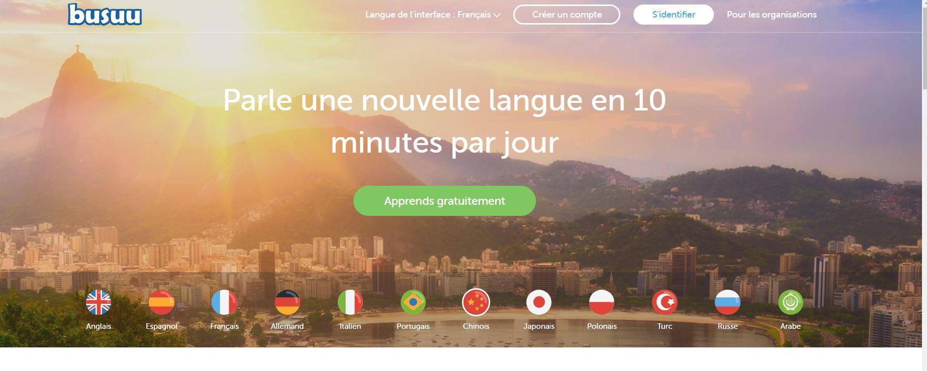 Apprendre le français avec Busuu... Un bon moyen de progresser rapidement.