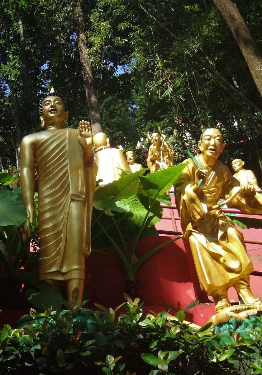 Bouddhas du temple des 10 000 bouddhas