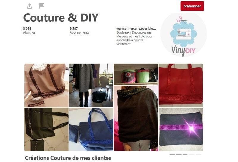 Quel compte utiliser pour la couture ?