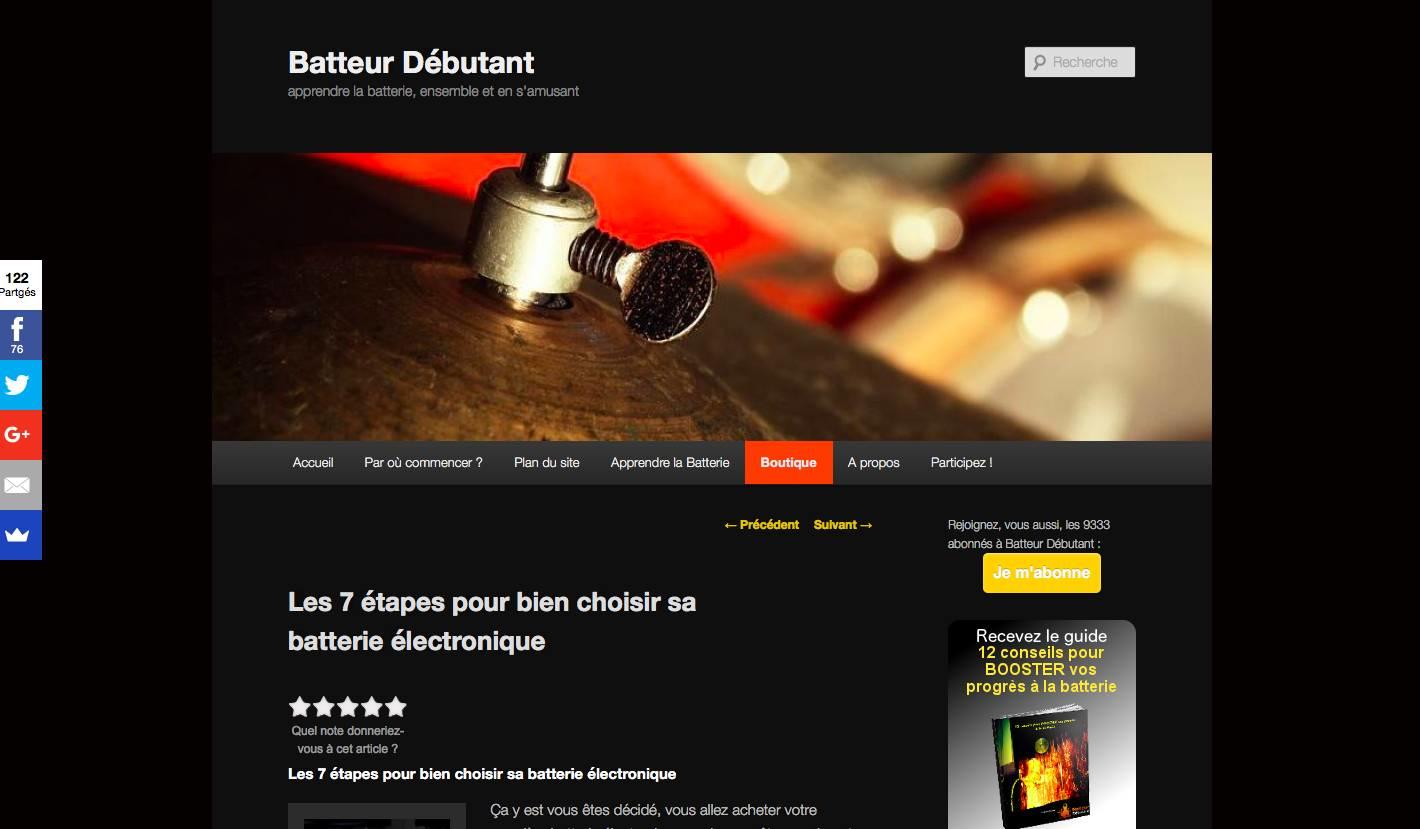 Sur quels supports trouver des informations sur les percussions ?