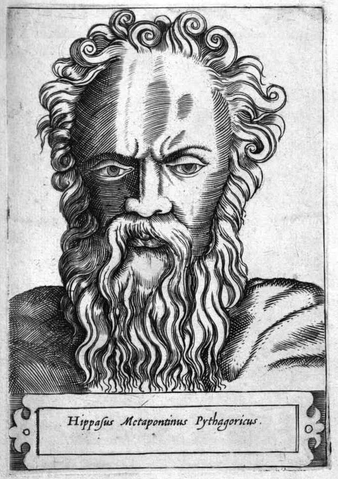 Gravure d'Hippase de Métaponte