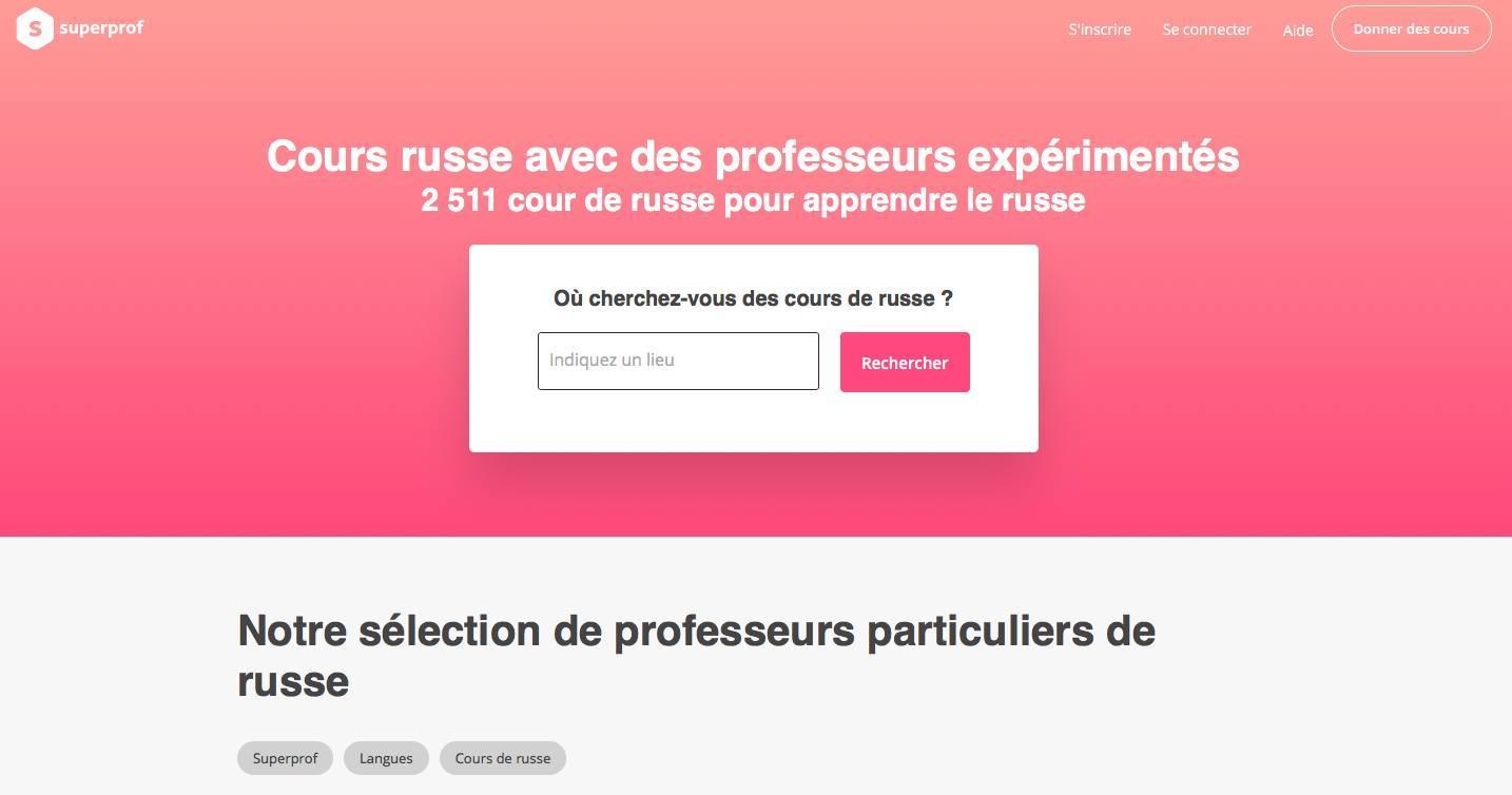 Comment prendre des cours de russe ?