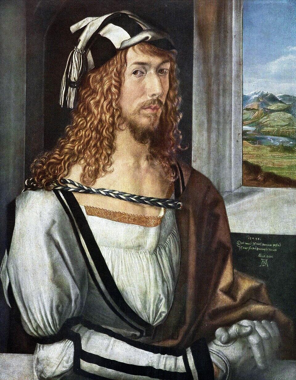 Autoportrait aux gants d’Albrecht Dürer
