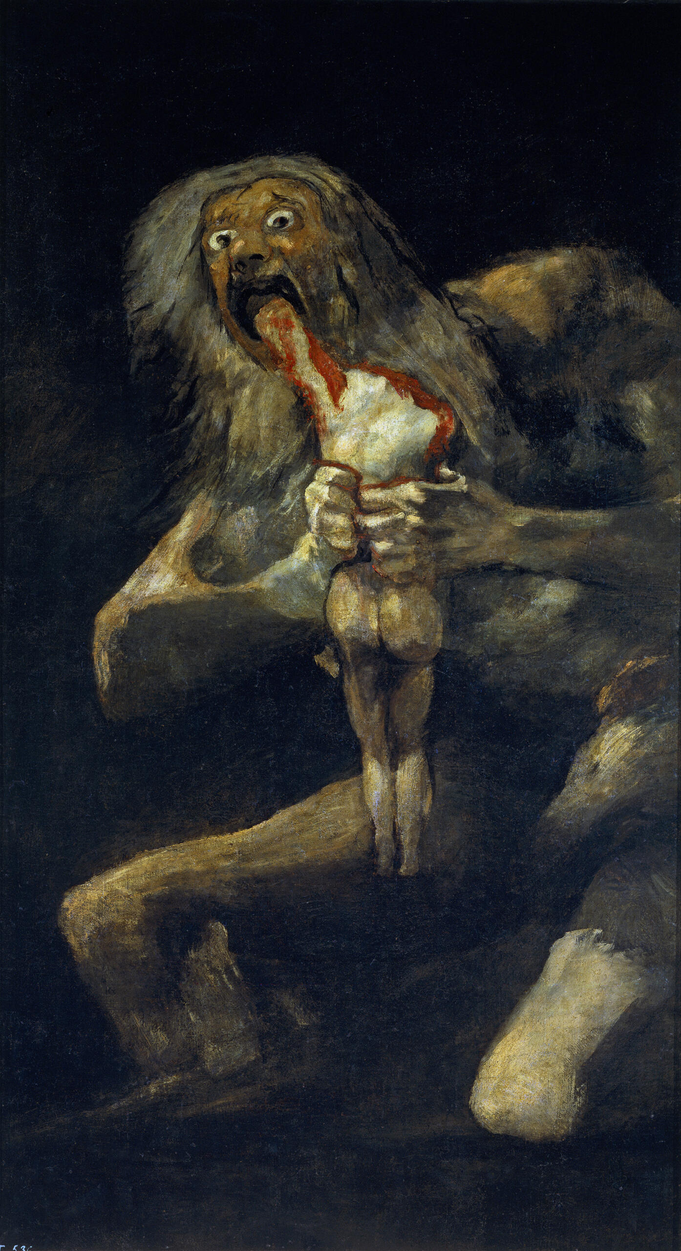 Saturne dévorant un de ses fils de Francisco de Goya