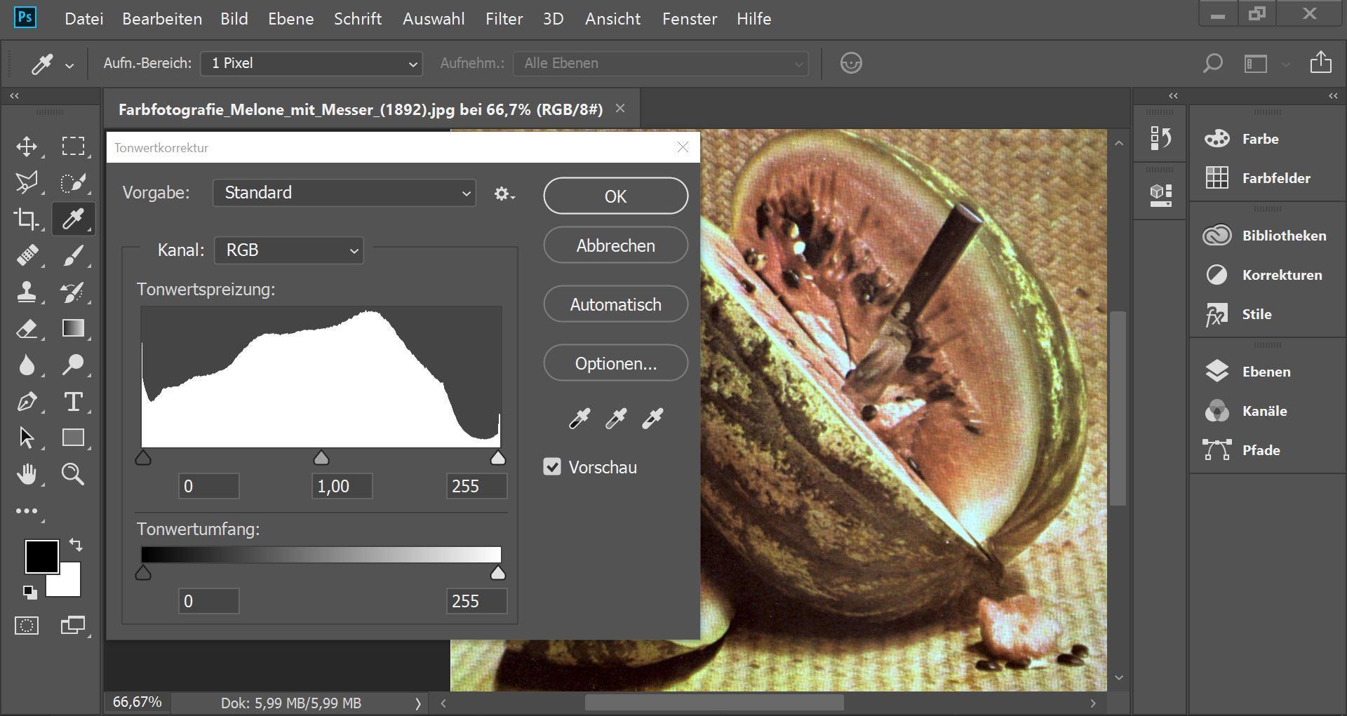 En combien de temps peut-on retoucher une photo simple sur Photoshop ?