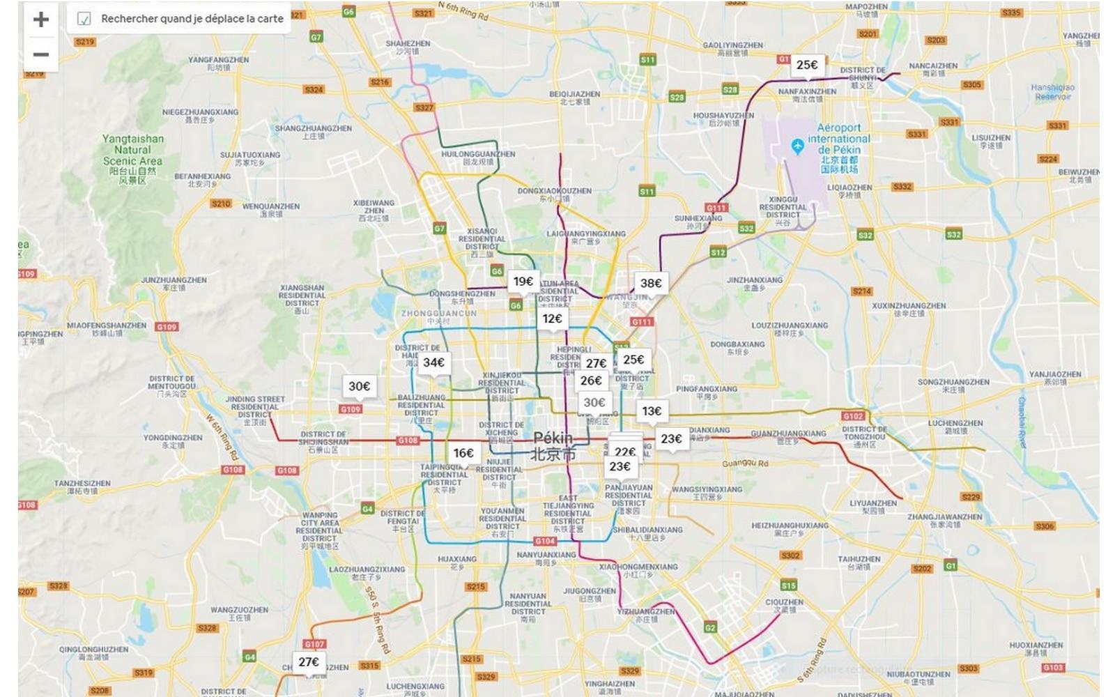 Sur airbnb, on trouve vraiment des tarifs attractifs mais pour des séjours courts !