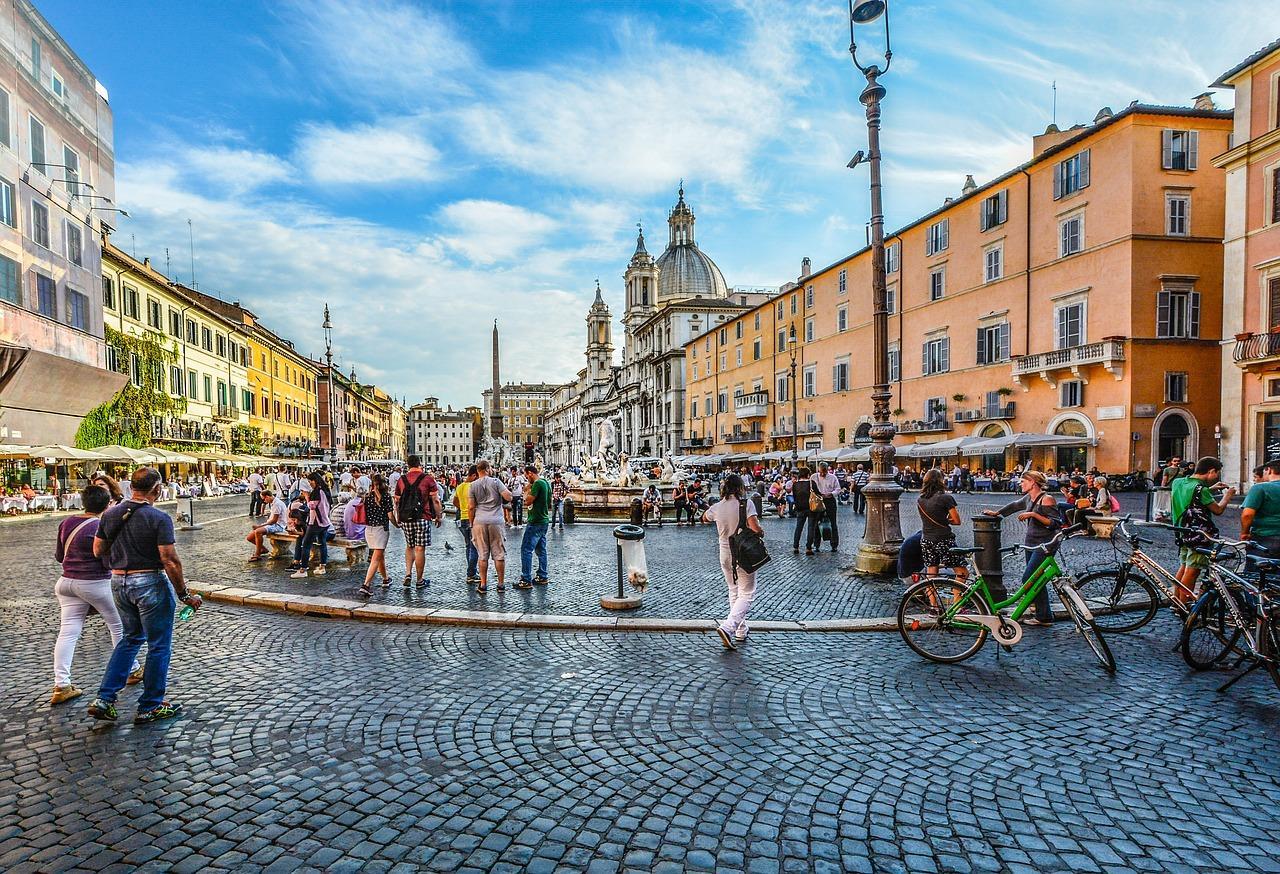 Quels sont les districts principaux de la capitale de l'Italie ?