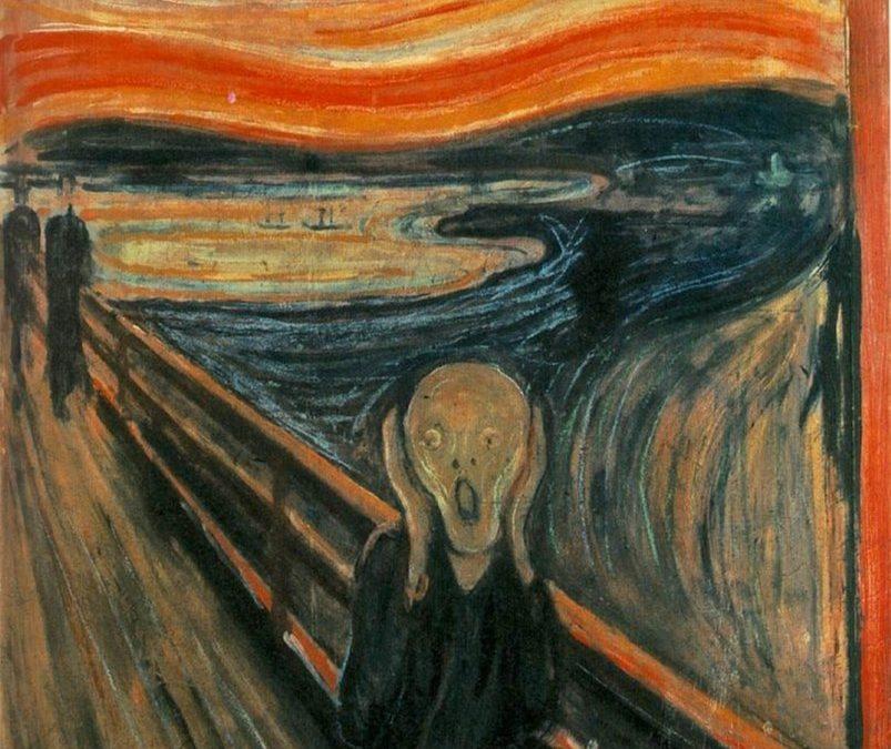 Représentation du tableau Le Cri d'Edvard Munch.
