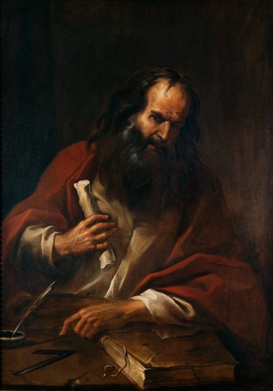 Peinture portrait d'Euclide
