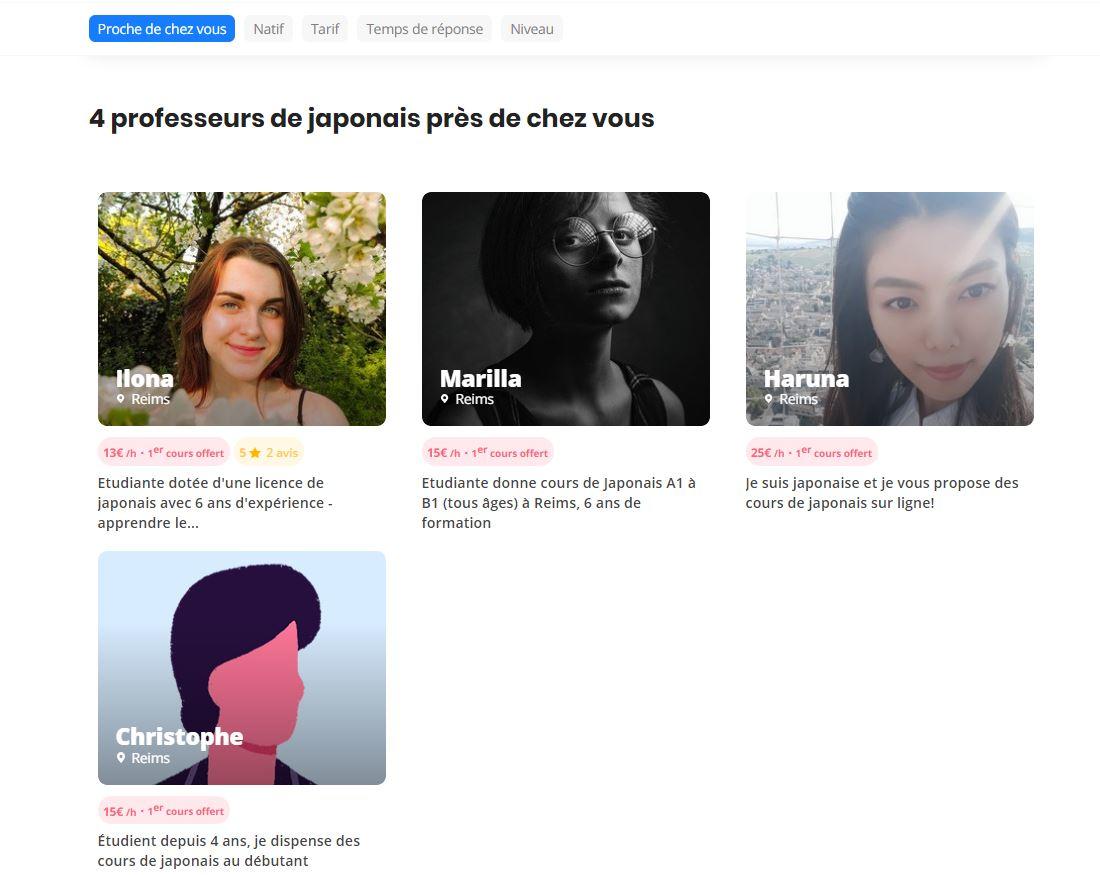 Comment trouver un professeur ?