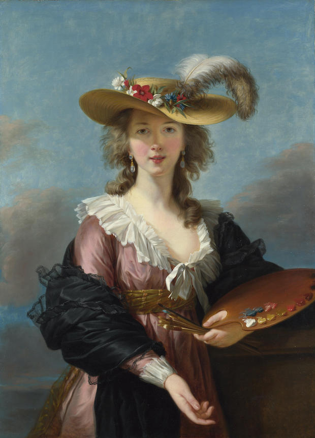 Autportrait de Elisabeth Vigée Le Brun.