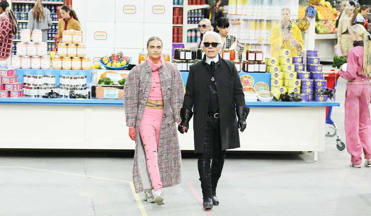 Défilé de Karl Lagerfeld pour Chanel (source : the peak magazine)