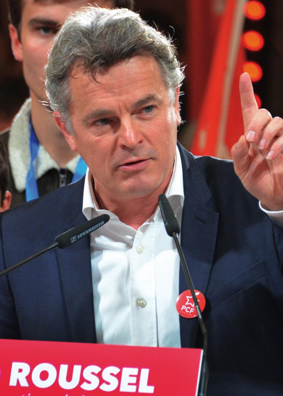 Quelles sont les principales promesses et réformes proposées par le candidat Fabien Roussel pour l'école ?