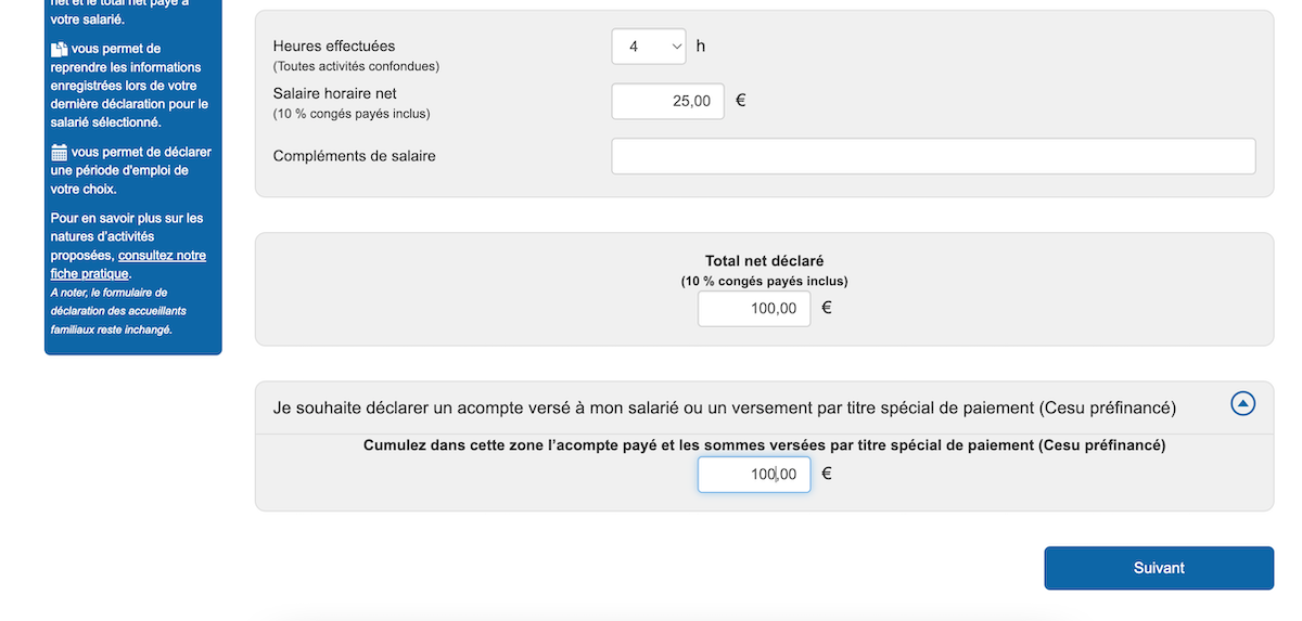 Comment déclarer son professeur sur le service CESU ? 