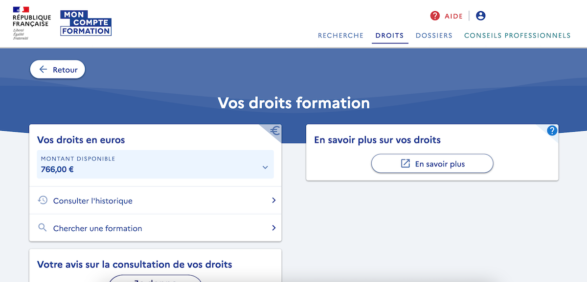Comment consulter vos droits à la formation sur votre compte CPF ? 