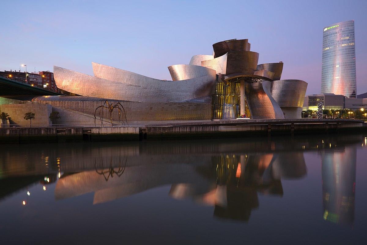 Vue sur le musée Guggenheim.