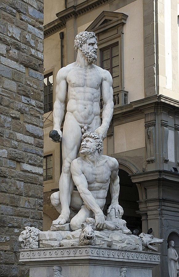 Sculpture Hercule et Cacus de Bandinelli