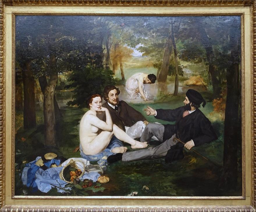 Le Déjeuner sur l’herbe d’Edouard Manet.