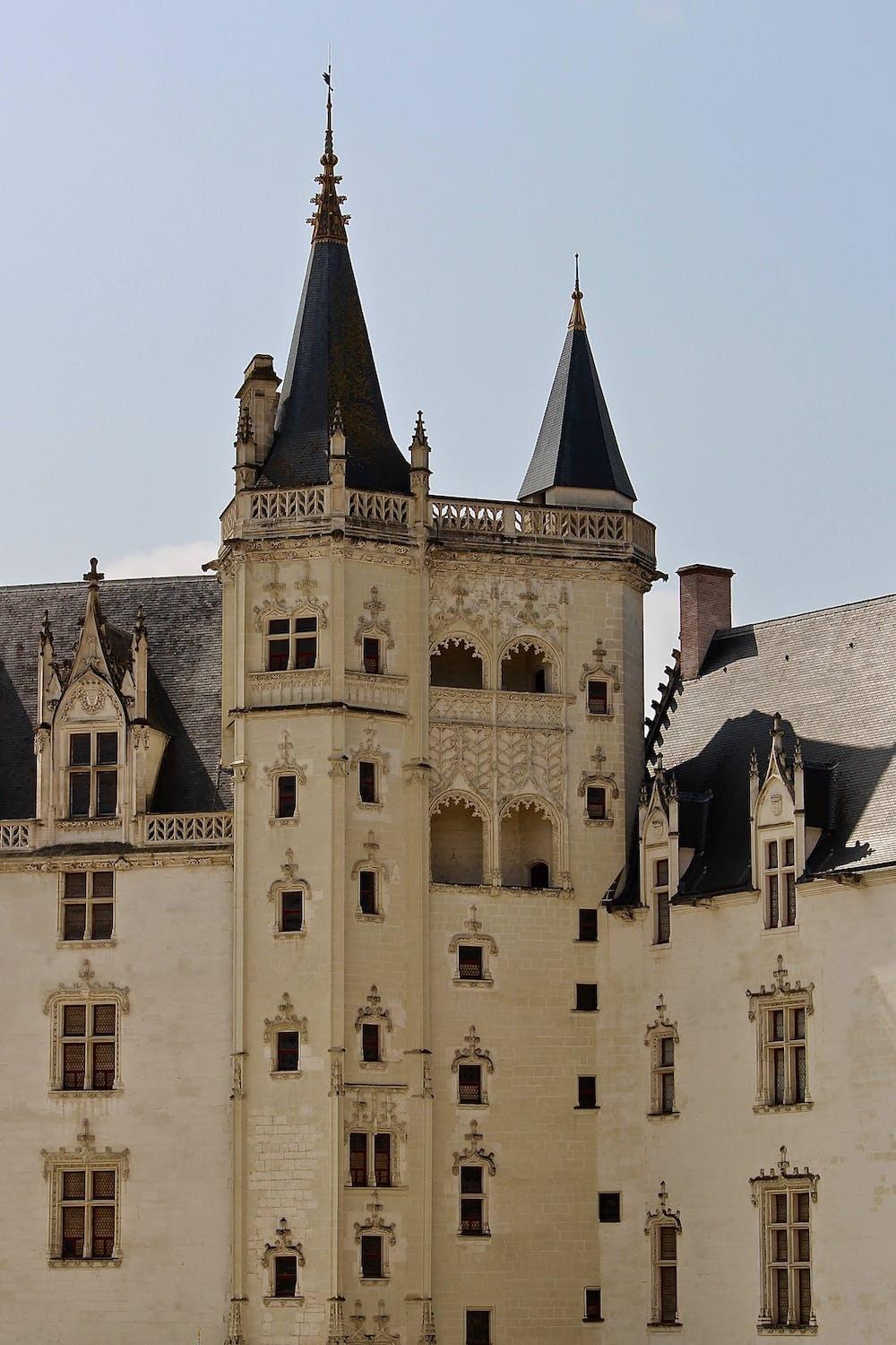 Photo d'une tour du château des Ducs de Bretagne.