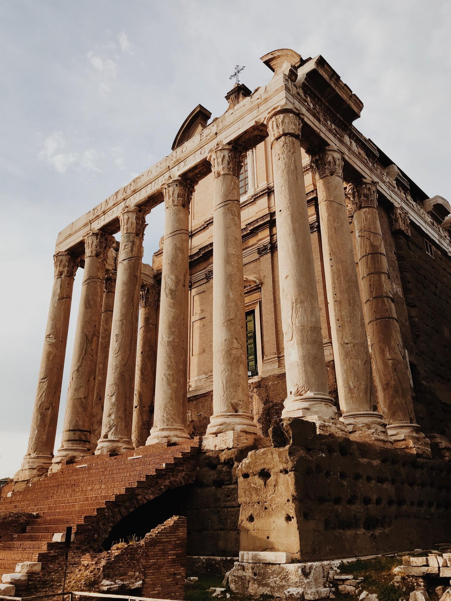 Le forum antique de Rome.