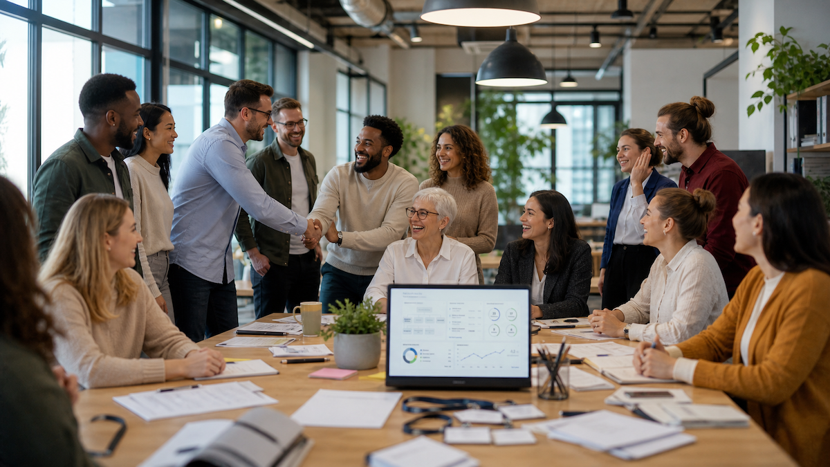 Motiver, fédérer, fidéliser : les ressources humaines, moteur d'une entreprise qui sourit. 
