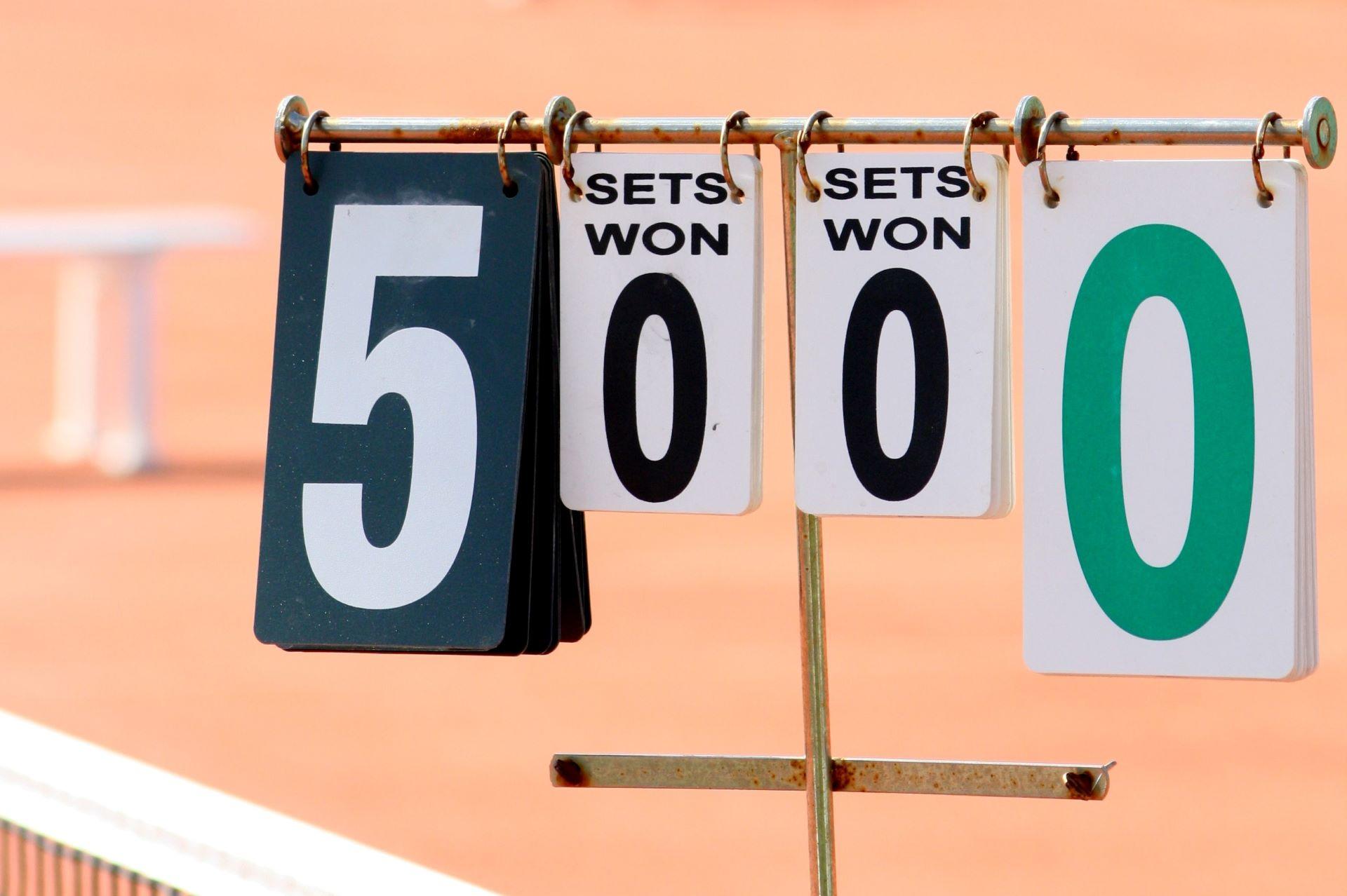 score tennis