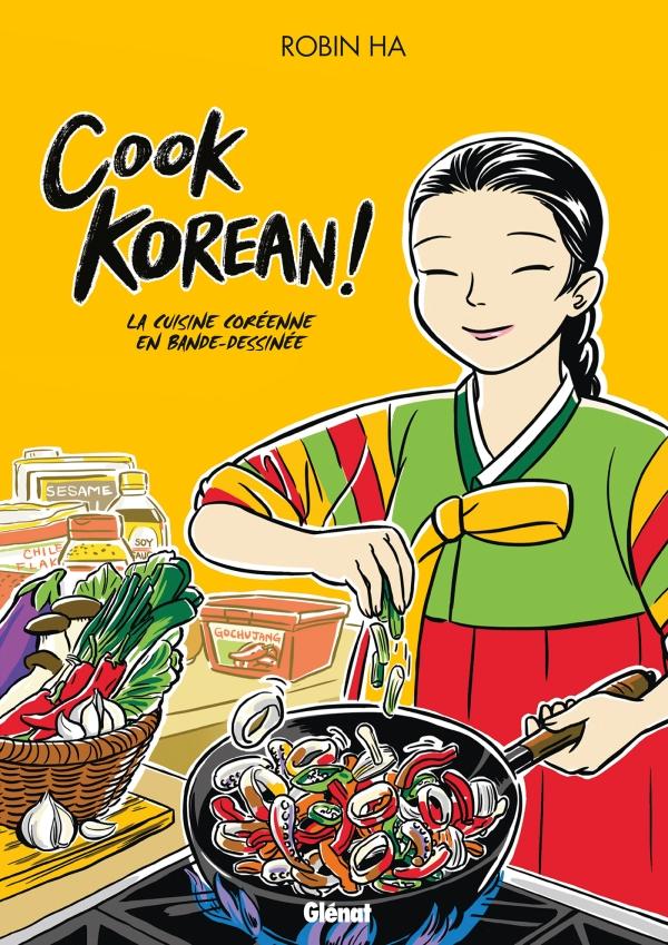 Couverture du livre de recette Cook Korean