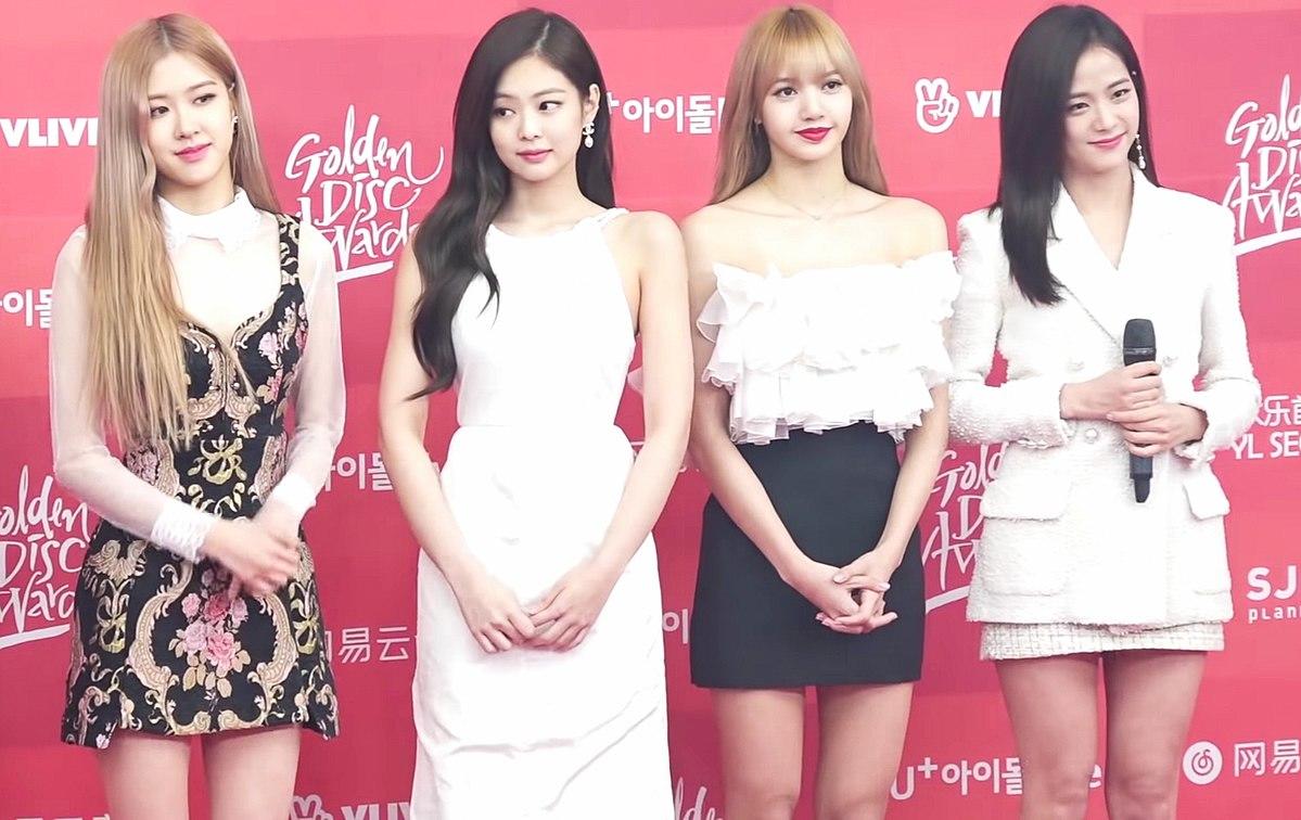 Photo des membres du groupe Blackpink.