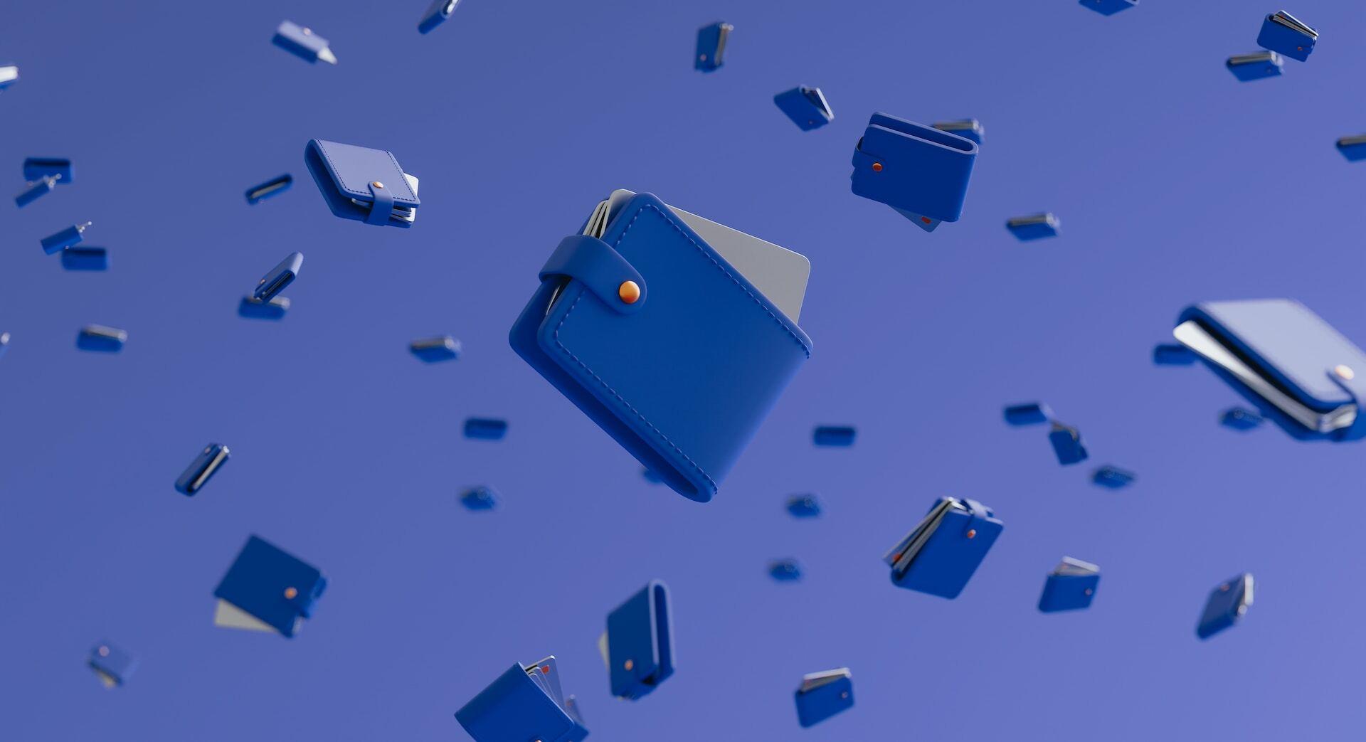 des portefeuilles qui volent