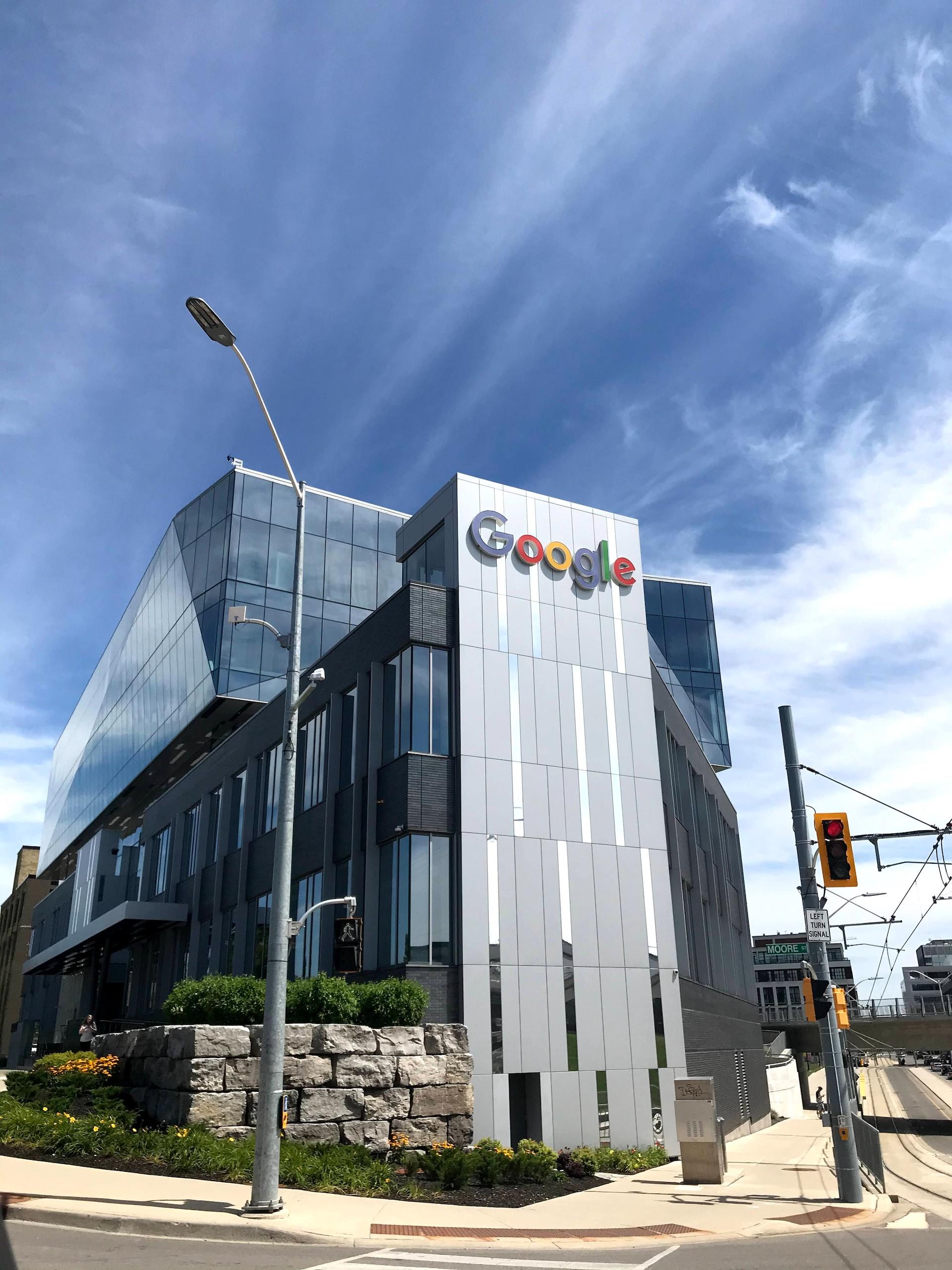 bâtiments officiels de l'entreprise informatique Google