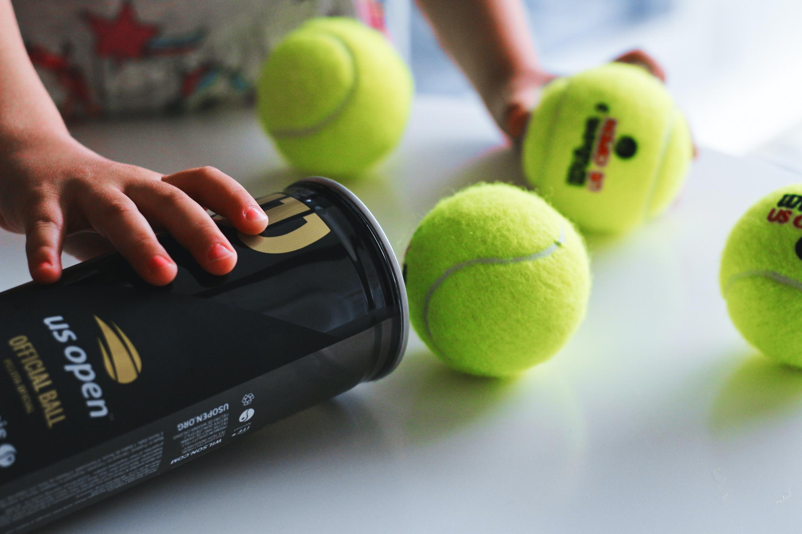 Des balles spéciales pour l'US Open.