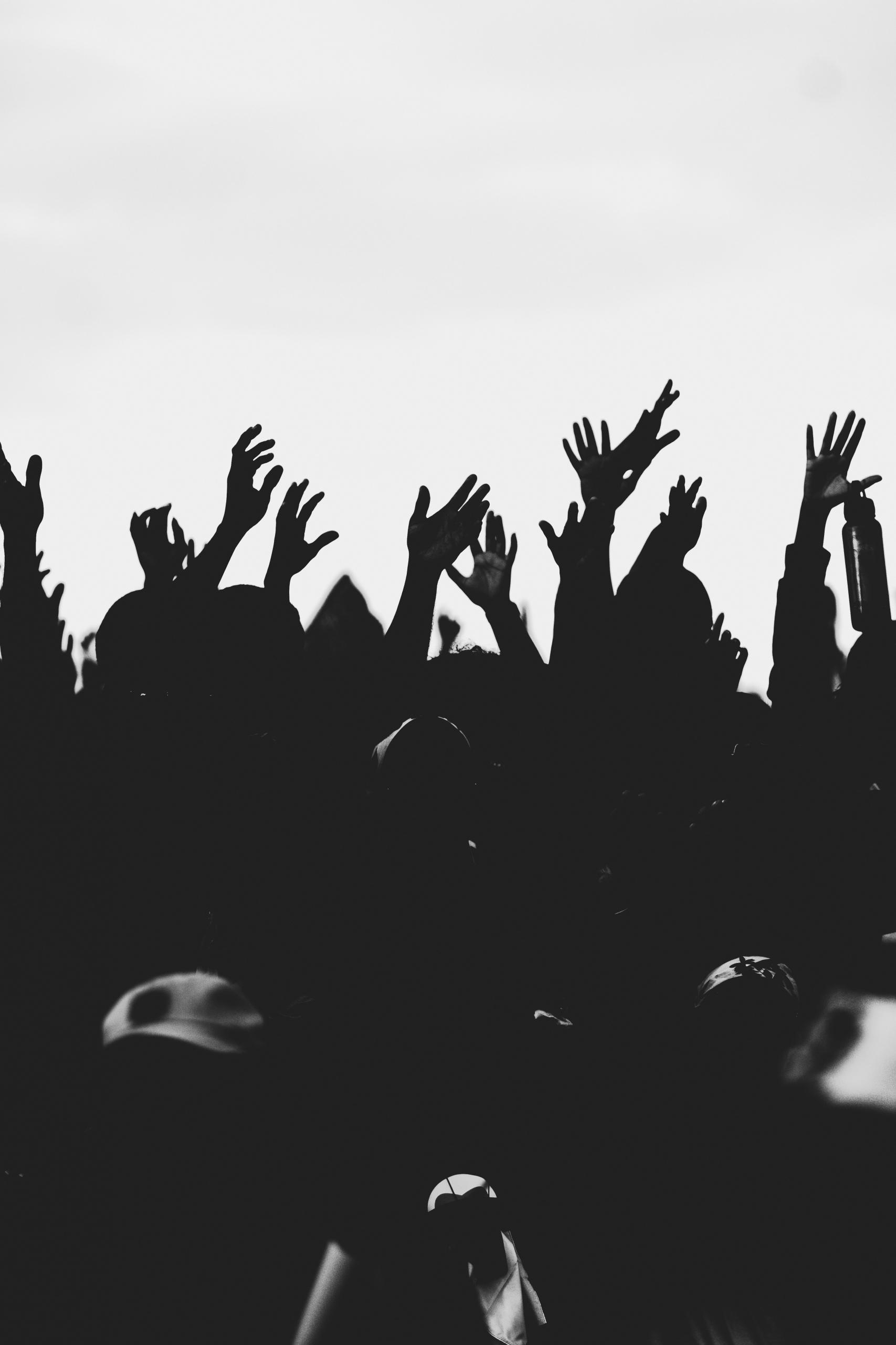 Un public de concert à la Rochelle.