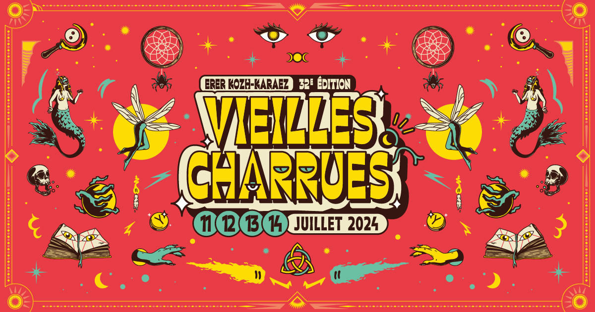 L'affiche de l'édition 2024 des Vieilles Charrues