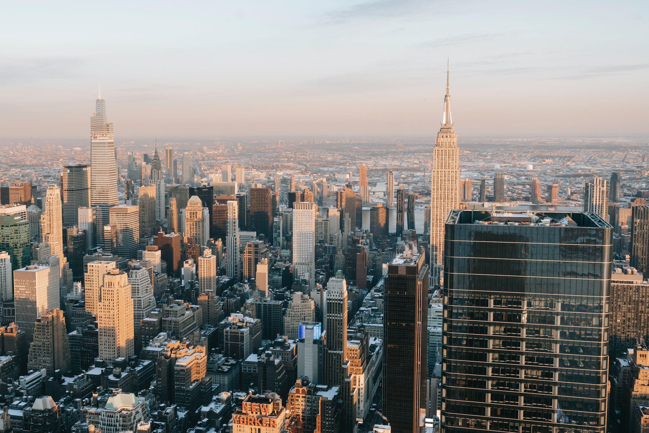 Vues sur les buildings de New-York